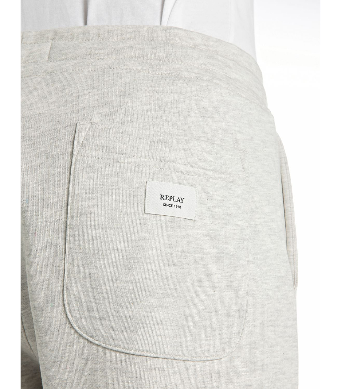 レギュラーフィットコットンテリージョガーパンツ（セットアップ） 詳細画像 ライトグレーメランジ 6